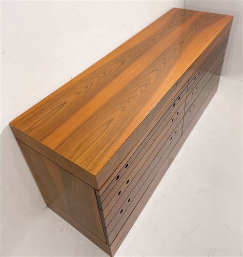 Mid Century Modern Walnut Sideboard with 6 Drawers - Living in Style ...