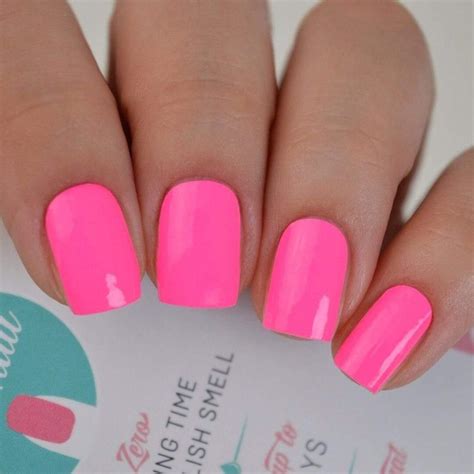 Neon Pink Nail Polish Wrapsnail Polish Wraps - Etsy