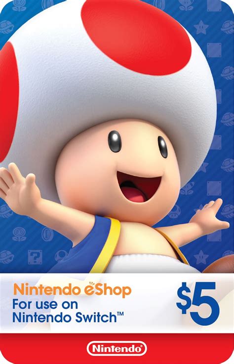 Nintendo eShop $5 eGift Card [Digital] - Walmart.com