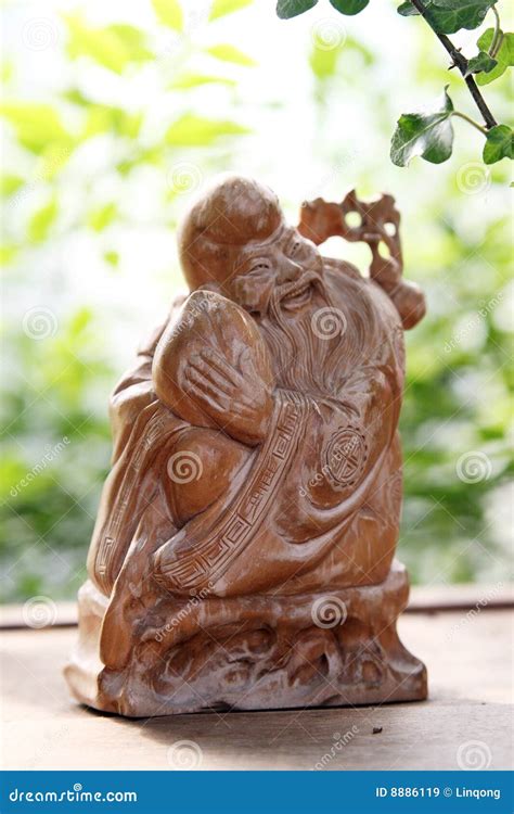 Clay Sculpture Longevity God Royalty-Free Stock Photography ...