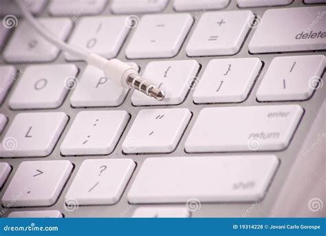 mm male plug  keyboard stock photo image  website electronic