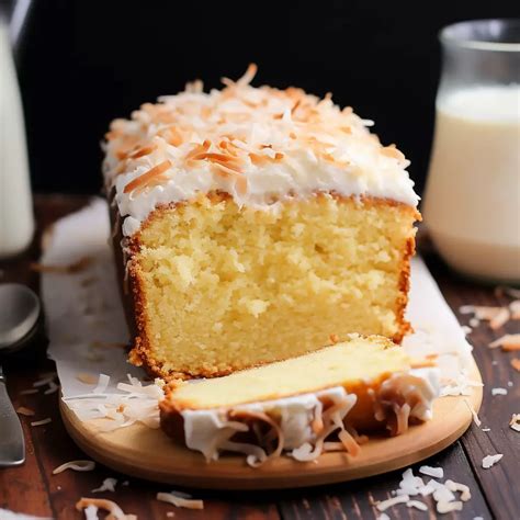 Coconut Cream Cheese Pound Cake