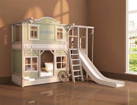 Двухэтажная Кровать Домик С Горкой - COLLECTION-DESIGN.RU