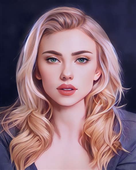 (AR) Scarlett Johansson - Ai Refacing by Celebcartoonizer on DeviantArt