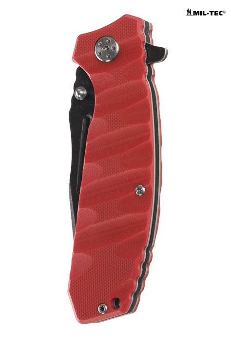 Купить СКЛАДНОЙ ТУРИСТИЧЕСКИЙ НОЖ G10 Red EDC Mil Tec: отзывы, фото и ...
