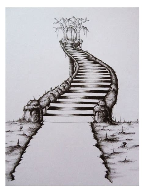 stairway drawing