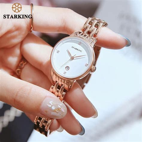 STARKING Роскошные модные женские часы из нержавеющей стали Relojes ...