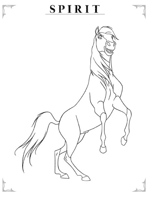 Spirit Riding Free Coloring Pages - Best Coloring Pages For Kids