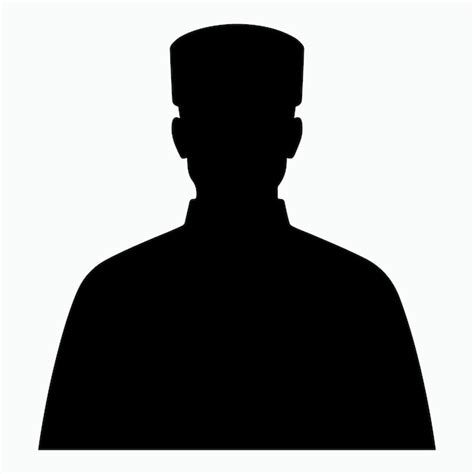 Muslim man silhouette | Premium AI-generated vector
