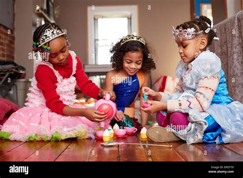 Little Girls Playing Dress Up