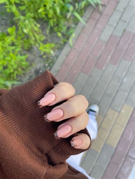 leopard nails в 2024 г | Леопардовый маникюр, Маникюр, Дизай ногтей