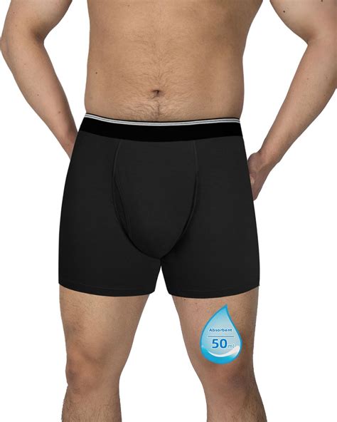 amazoncom tiichoo mens incontinence underwear washable  fly