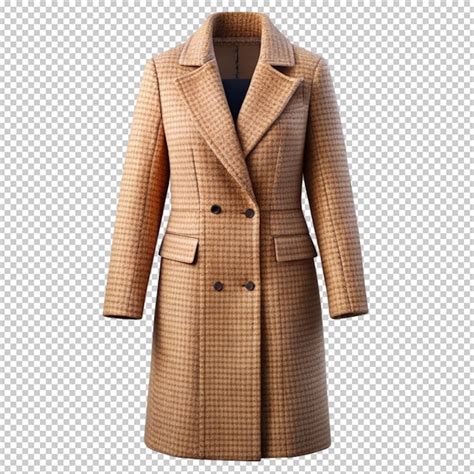premium psd coat isolated  transparent background