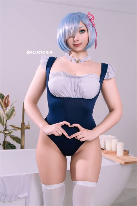 Rem cosplay (Aluctoria) [Re:Zero] : r/rule34