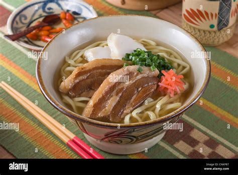 okinawa soba  res stock photography  images alamy
