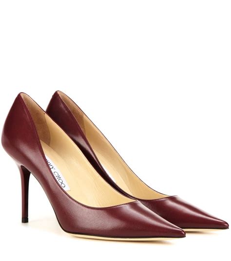 Jimmy Choo Agnes Leather Pumps