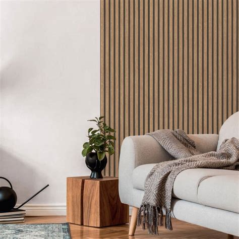 3D Slat Wall Wallpaper, Wood Effect Non-Woven A.S. Creation Wallpaper ...