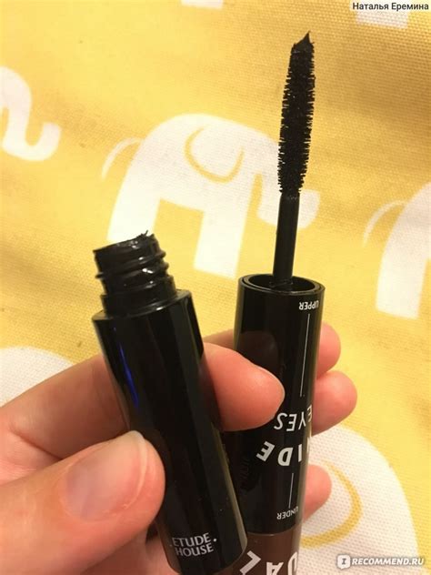 Тушь для ресниц ETUDE HOUSE Dual Wide Eyes - «Суперстойкая корейская ...