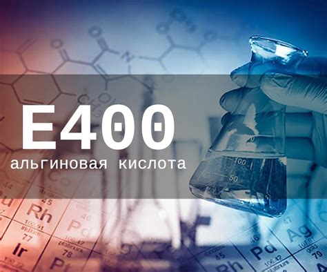 Пищевая добавка Е400 (альгиновая кислота) - опасна или нет