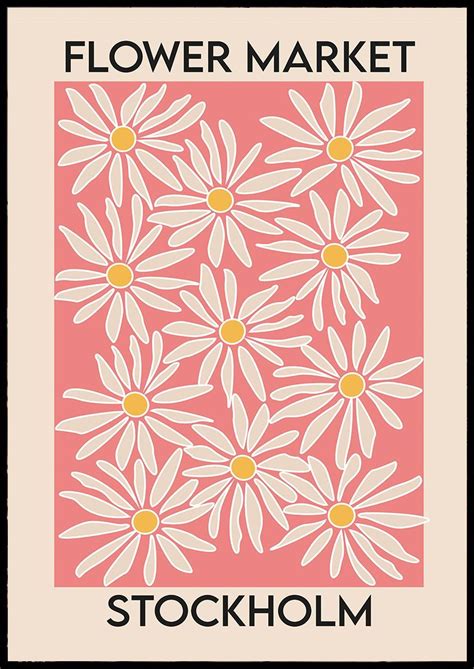 Flower market Stockholm plakat - Veggenmin.no | Plakatvegg, Veggkunst ...