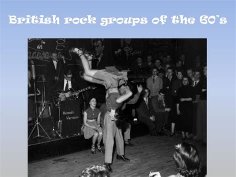 British rock groups of the sixties