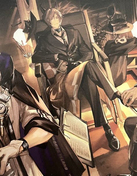 pin  gabrielly  arknights character art anime phantom