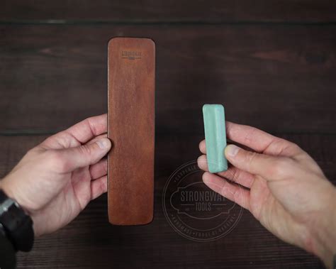leather strop  sharpening  spoon crank