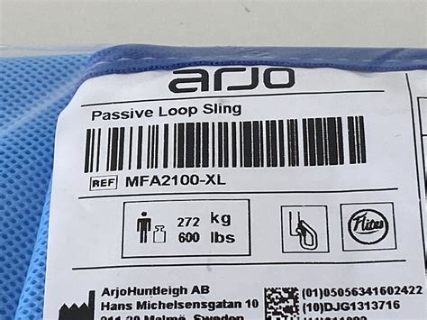 New ARJO Passive Loop Sling MFA2100-XL (T41) MFA2100-XL Passive Loop