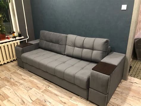 Прямой диван Риф, Серый арт.4079436 – купить в Москве за 44 290 руб в ...