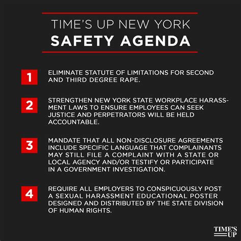 TIME’S UP New York Safety Agenda - New York Women in Film