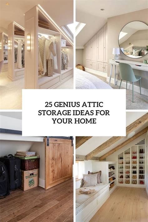 25 Genius Attic Storage Ideas For Your Home - DigsDigs