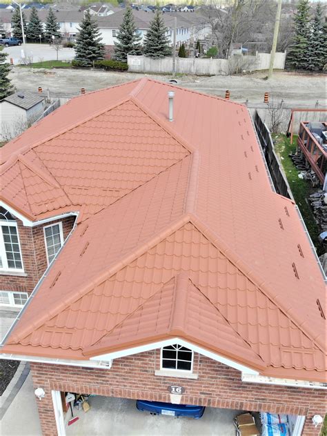 Metal Tile Roof Project in North York