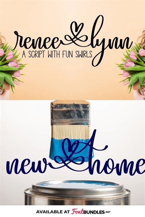 Renee Lynn - A Script With Fun Swirls and Swooshes