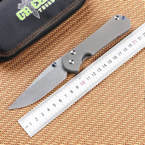 Большой складной нож Green Thorn Sebenza 31, лезвие VG10 TC4, титановая ...