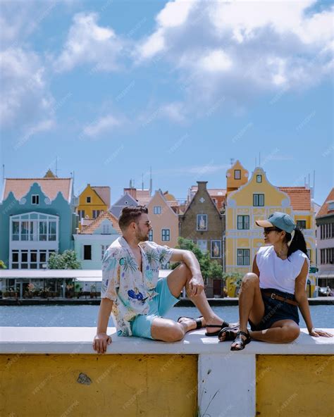 Premium Photo | Curacao netherlands antilles happy couple of asian