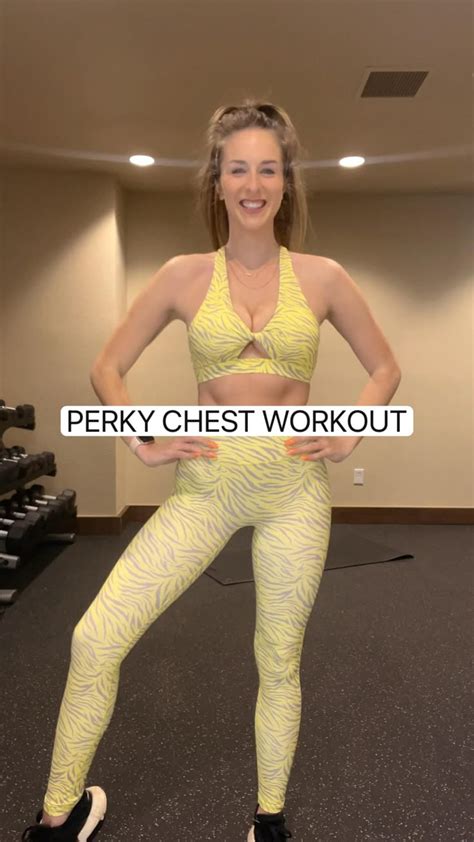 PERKY CHEST WORKOUT | Perky chest workout, Breast workout, Chest workout