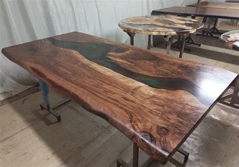 Epoxy wooden table