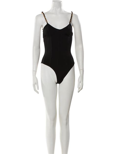 Chanel Vintage 1994 One-Piece - Black Swimwear, Clothing - CHA1401782