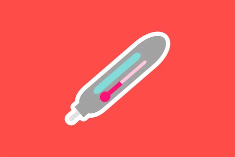Thermometer Sticker Icon Graphic by krookiostudio · Creative Fabrica