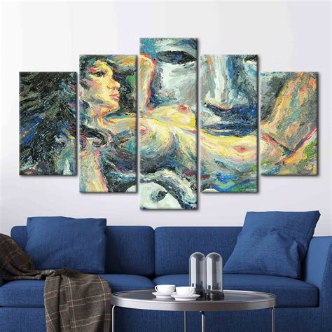 Man Watching Naked Woman Nude Woman Art Naked Breast Wall - Etsy Israel