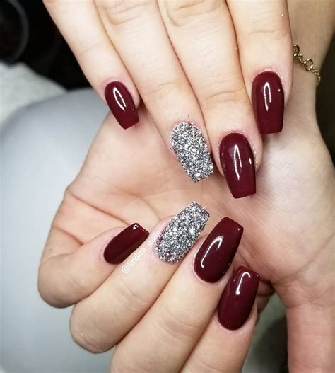 Maroon Nail Designs