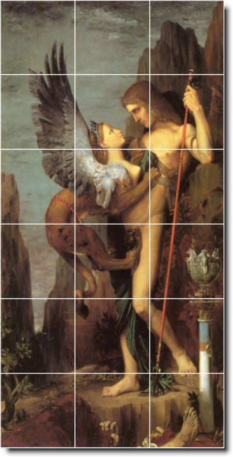 S-M-L-XL Custom Ceramic Mythology Painting Tile Mural. Oedipus - Etsy ...