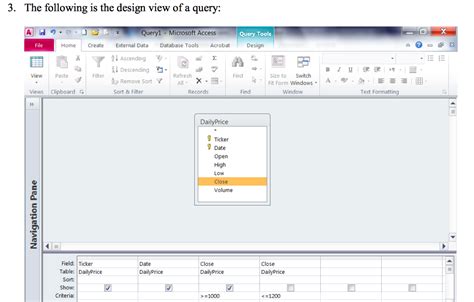 solved      design view   query cheggcom