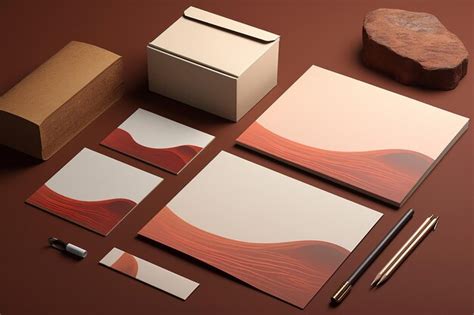 Premium AI Image | blank stationery