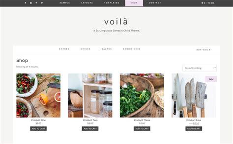 Introducing Voilà - A scrumptious Genesis Theme - Riot Customs