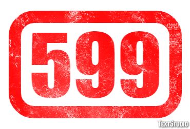599 Text effect and logo design Number | TextStudio