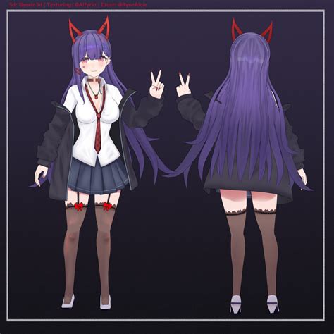 ArtStation - Numi Anime 3D Model