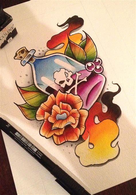 Poison - Tattoo Design by artisticrender on DeviantArt