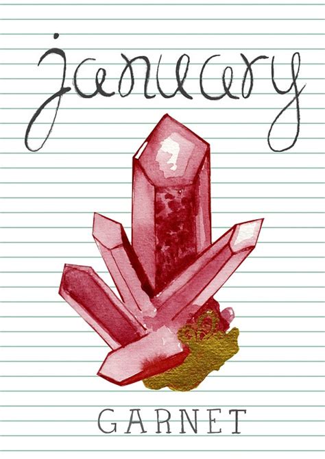 Download Birthstone, January, Garnet. Royalty-Free Stock Illustration ...