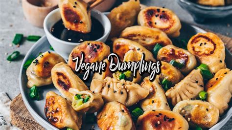 Vegane Dumplings / Gyoza mit Gemüsefüllung * Rezept - YouTube
